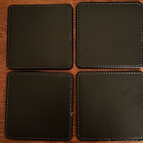 NWOT storage box with deck of cards and 4 coasters - Picture 5 of 8